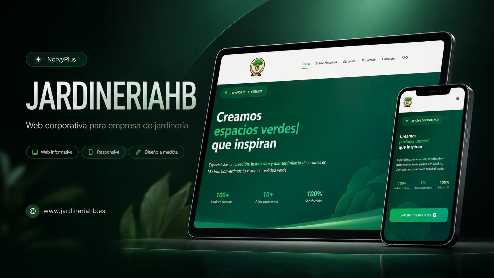 Captura del proyecto Jardinería Hnos. Barrera